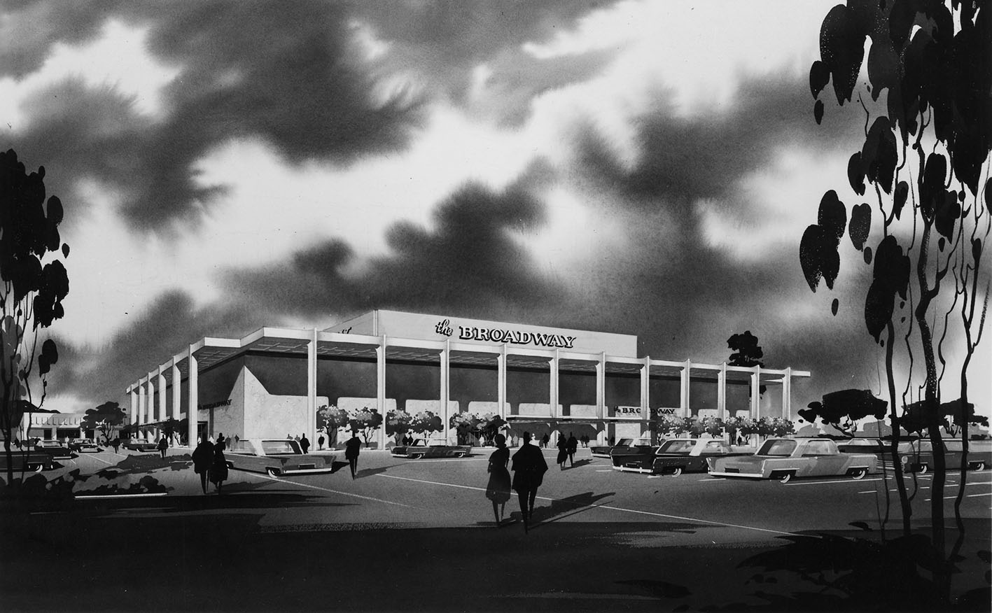 The old Broadway store at Topanga Plaza, Is now a Sears at …